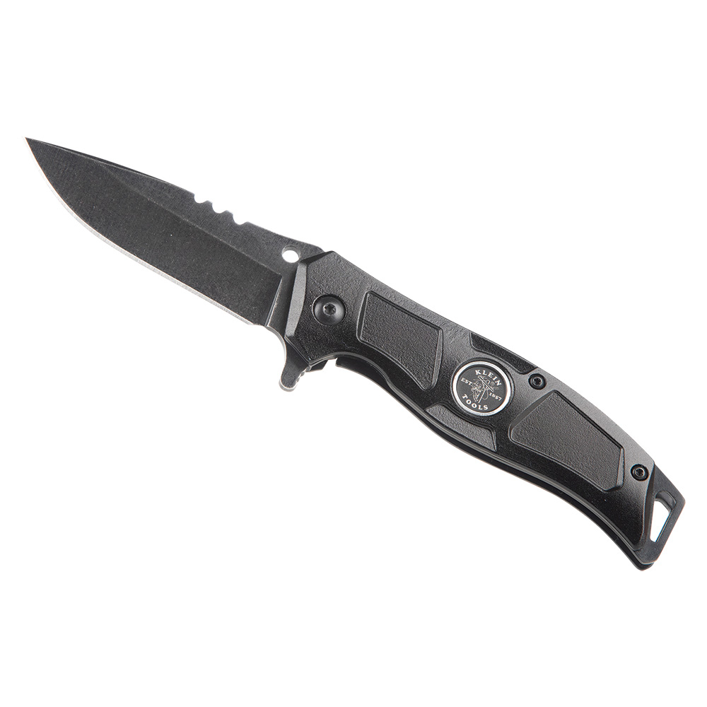 44228 Open Electricians Pocket Knife, Stainless Steel Drop Point Blade, 2.95 in L Blade, Bearing Assist Opening