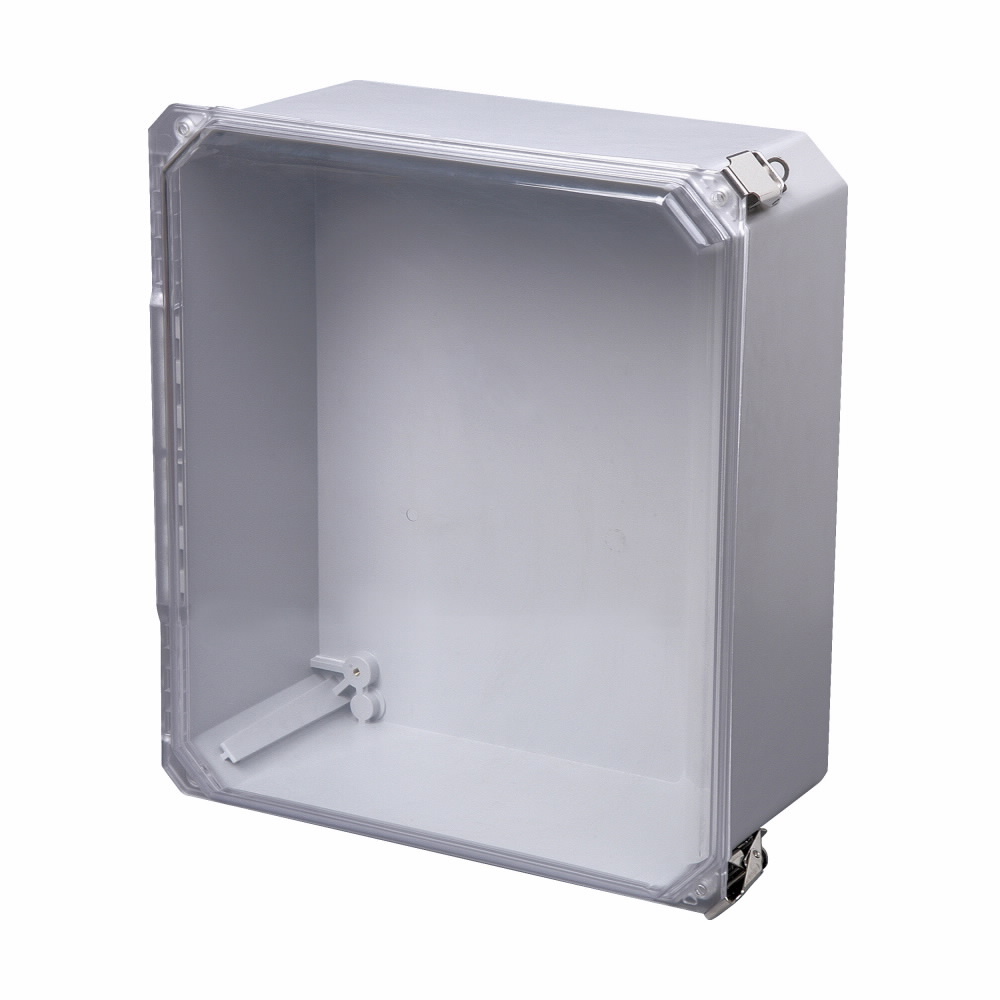 12106-SDFQRCC Premier JIC Panel Enclosure, 11.83 in W x 6.31 in D x 13.45 in H, NEMA 4X NEMA Rating, Fiberglass Reinforced Polyester