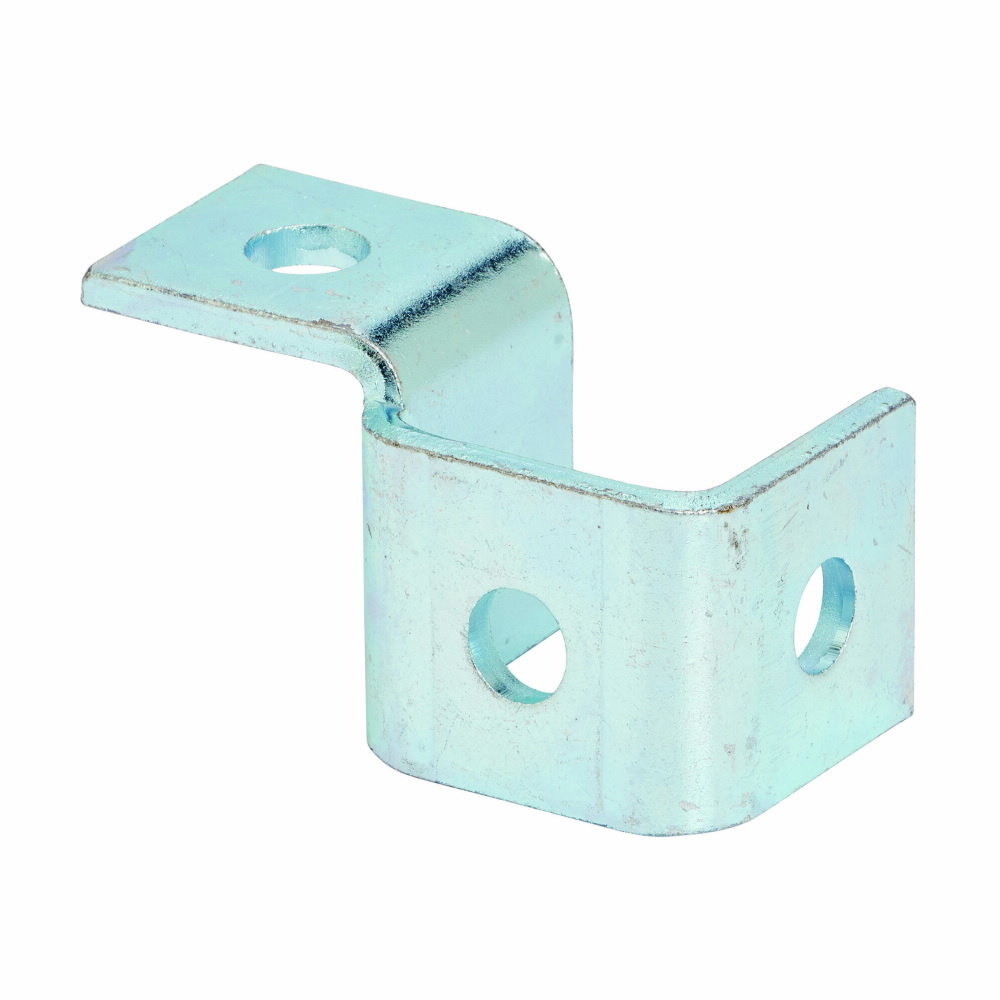 B270LZN Left Hand Single Corner Wing Connection, 4 Holes, 2-1/16 in L x 3-13/16 in W, Steel