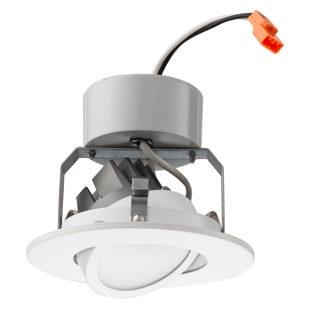4G1MW LED 27K 90CRI M6 4G1 Dimmable Round Retrofit LED Module, 2-7/16 in Ceiling Opening, 120 VAC, Steel Housing
