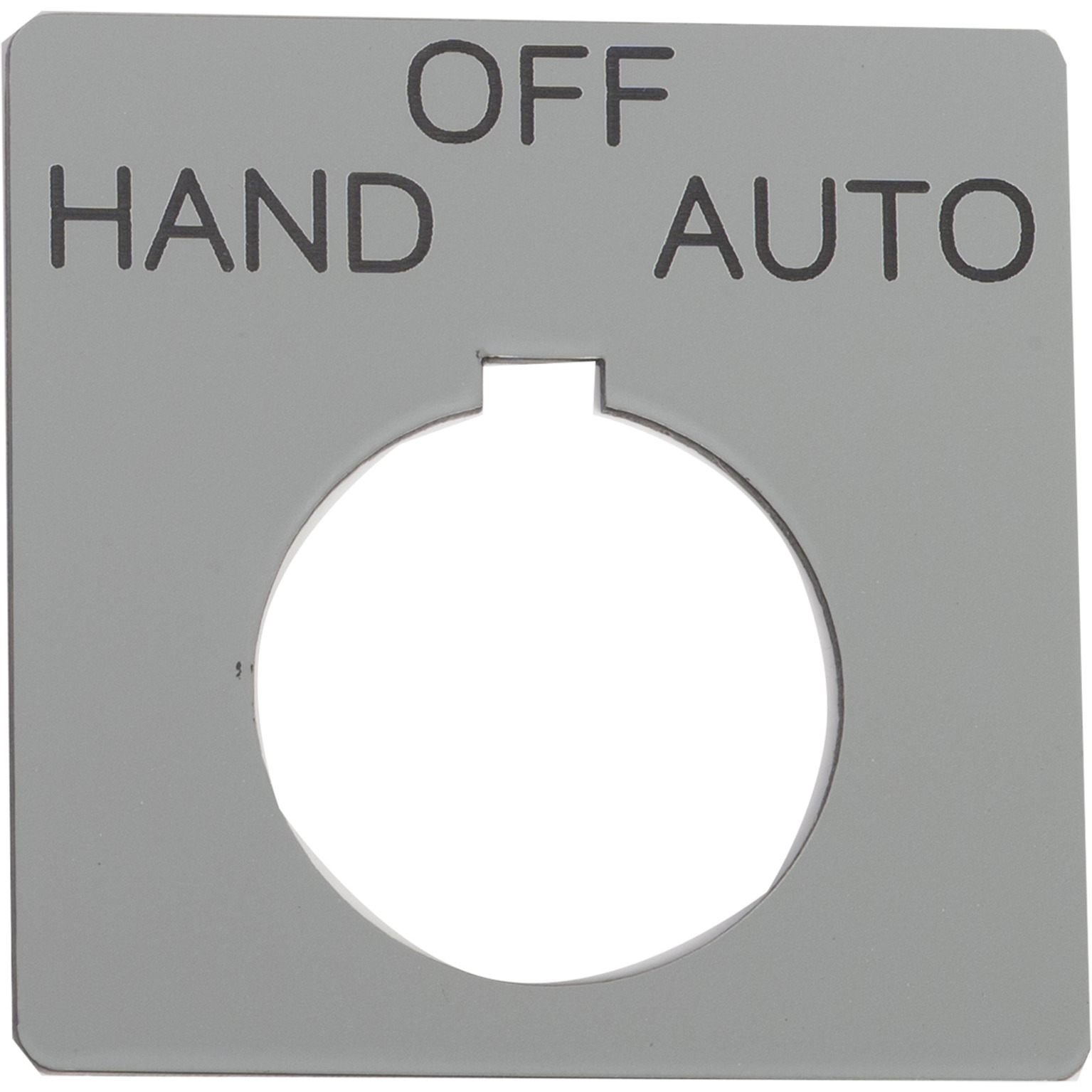 9001KN160SP 9001 T-K Legend Plate, 2-1/4 in H 2-1/4 in W, Square Plate, Plastic