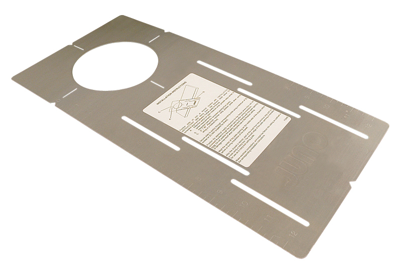 SMPLT4 Smash Plate, For Use With 4 in Clamp Style Remodel Housing, 4 in Size, Steel