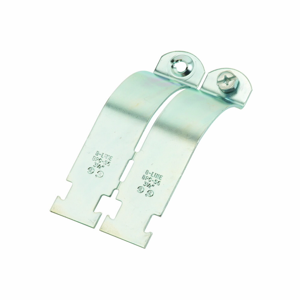 BPC-48 2-Piece Break Apart Conduit Clamp, 3 in Conduit, 200 lb Load, Low Carbon Steel