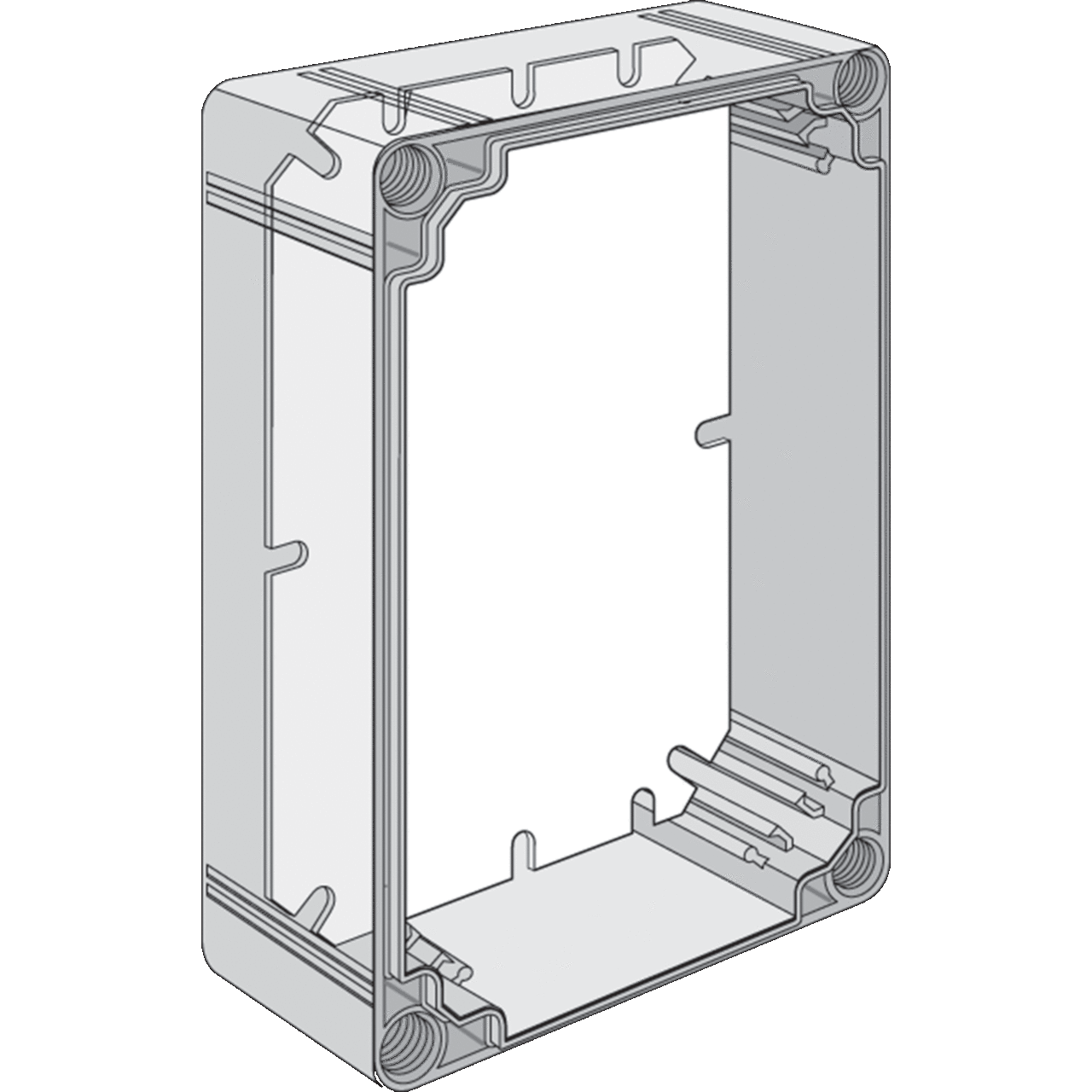 Q4020PI Qline Q41Y Enclosure Panel, 6.3 in W x 14.17 in H, Steel