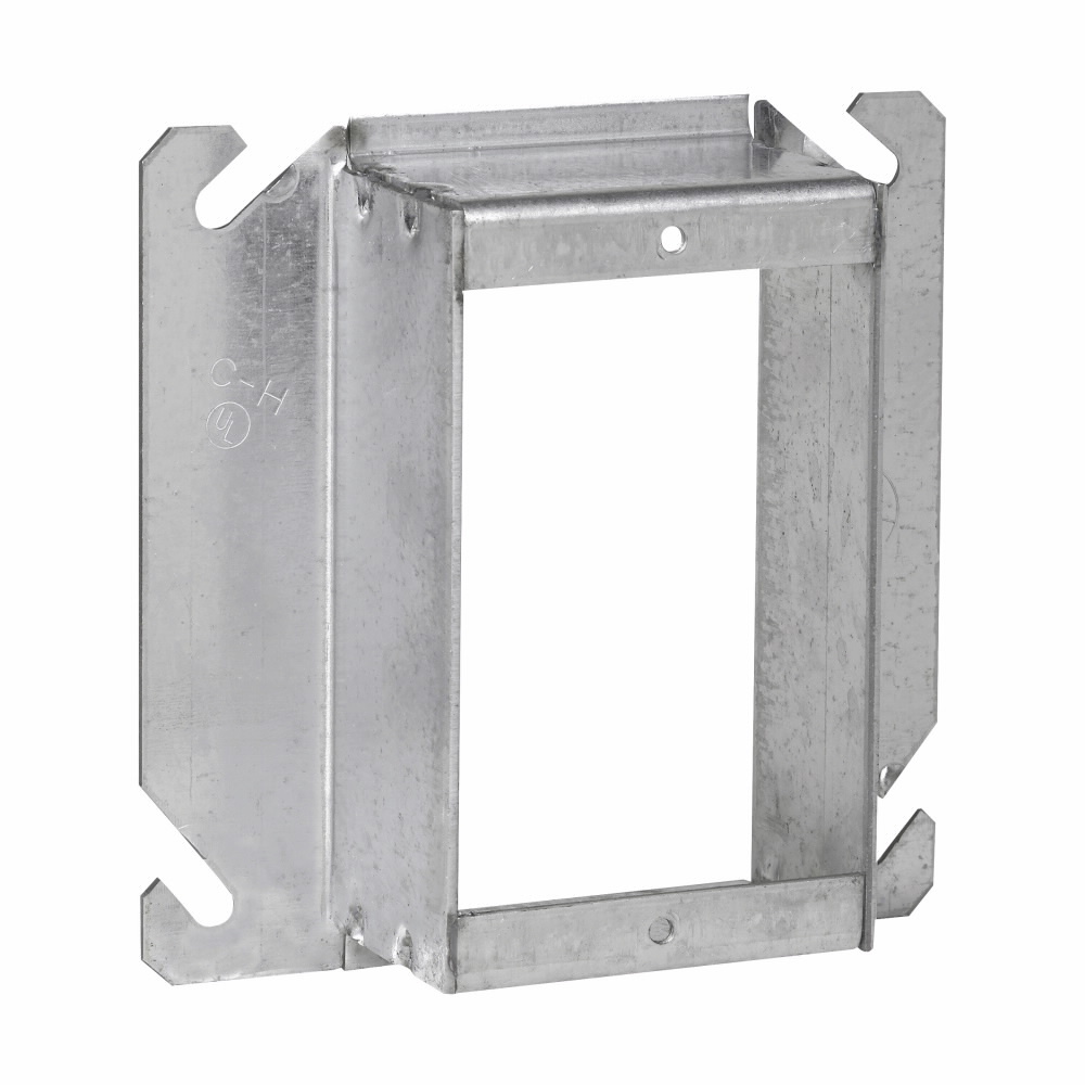 TP528 Thepitt 1-Device Tile Wall Box Cover, 4 in L x 4 in W, Raised Surface Cover, Steel