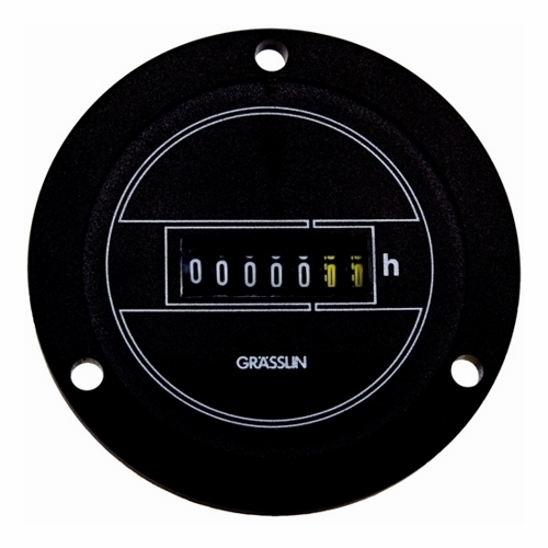 FWZ72-120U Electro Mechanical AC Hour Meter, 7 Digits, Analog Display
