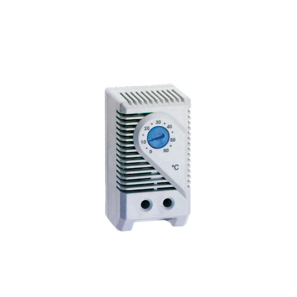 ESTNO-F Small Thermostat, 120/250 V AC, 15/10 A Resistive/1 A Inductive, 1NO Contact, DIN Rail Mount