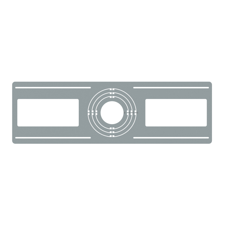 DLPLATE/WFR3456 Mounting Plate, For Use With 3 in, 4 in, 5 in, 6 in Recessed Downlights, Recessed Mounting