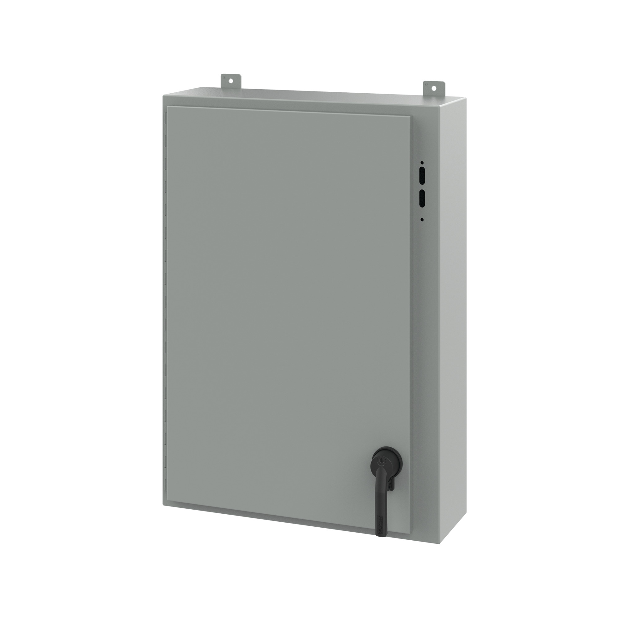 A36SA2608LPPL A25 Preferred Cutout Disconnect Enclosure With Handle, 36 in L x 25.38 in W x 8 in D, NEMA 12/13 NEMA Rating, Steel