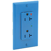 5380-IGW 2-Pole 3-Wire Type 3-Duplex Isolated Self-Grounding Surge Protective Receptacle, 125 V AC, 20 A, 5 kA Short Circuit