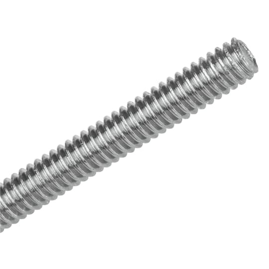 H104-3/8X10 Superstrut Continuous Threaded Hanger Rod, 3/8-16, 10 ft OAL, Steel, Gold Galvanized/Standard