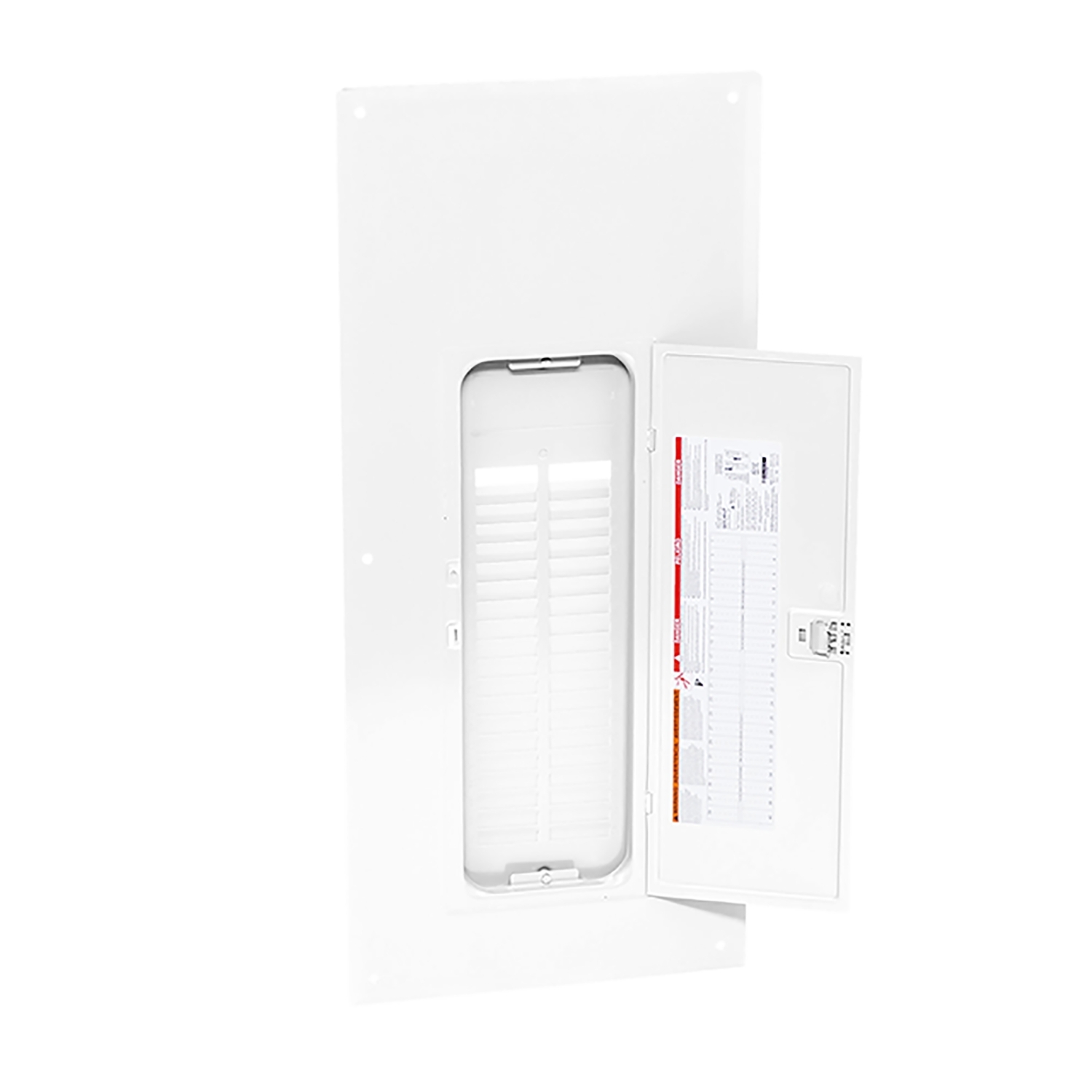 QOC40UFW 40-Circuit Standard Cover, 0.7 in L x 15.44 in W x 34.98 in H, Flush Mount