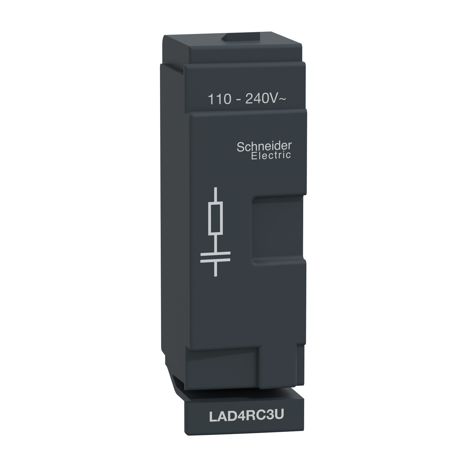 LAD4RC3U LAD4 Type D RC Circuit Suppressor Module, 110 to 240 V AC, 50/60 Hz, 110 to 240 V AC V Coil