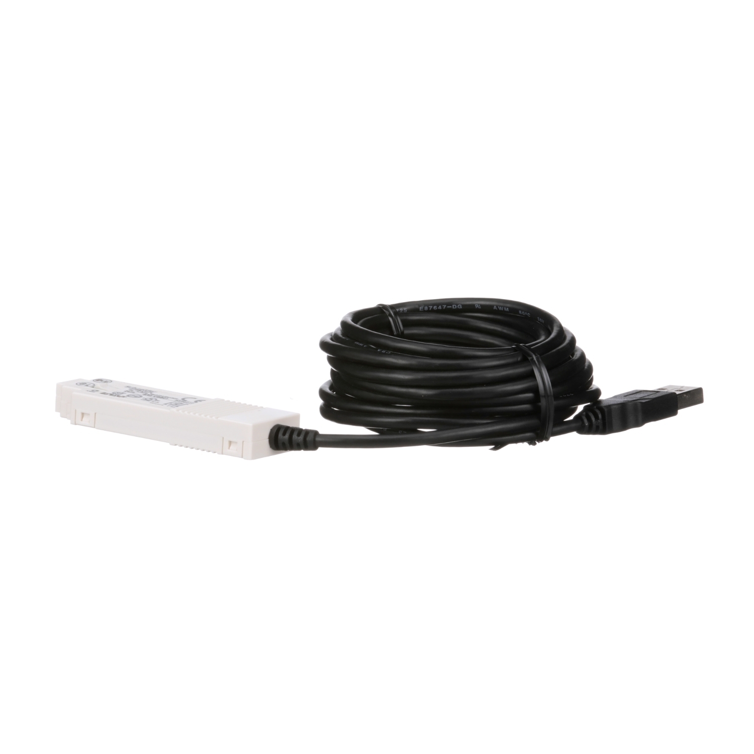 SR2USB01 USB PC Connecting Cable, 3 m L Cable, For Use With SR2 and SR3 Zelio Logic Relay