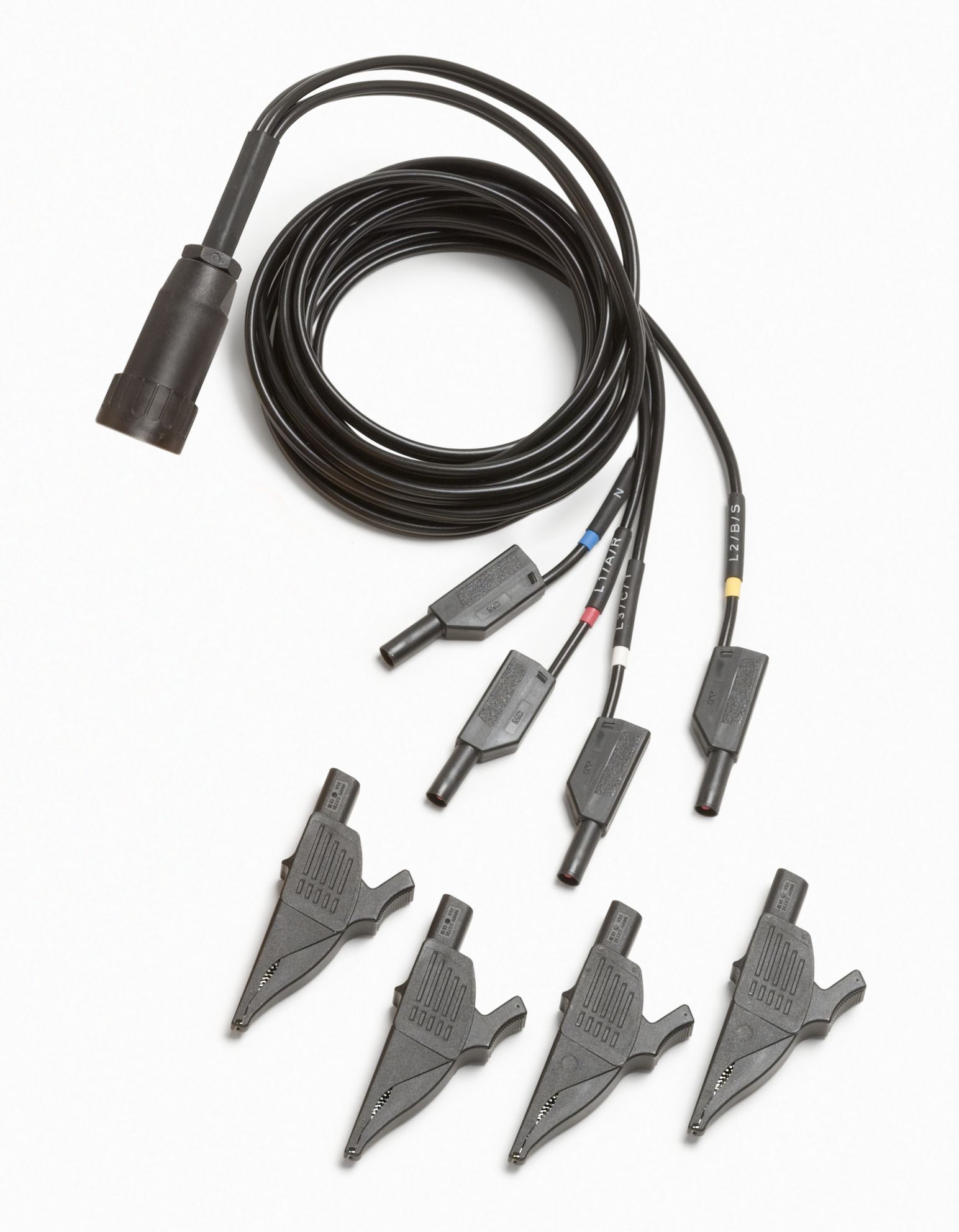 VL1735/45 4-Phase Banana Voltage Lead Set, For Use With 1735/45 Power Logger