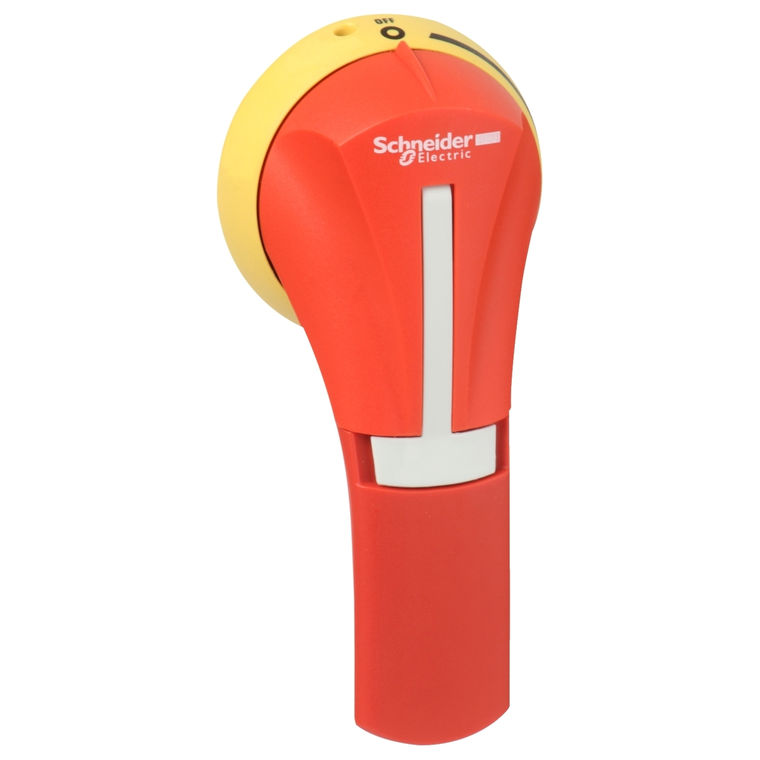 GS2AH140 TeSys 2-Position External Frontal Rotary Handle With Rotary Handle Padlocking, Red/Yellow