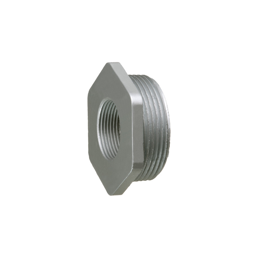 1287 Hex Head Large Reducing Bushing, 3 x 2-1/2 in Trade, Die Cast Zinc