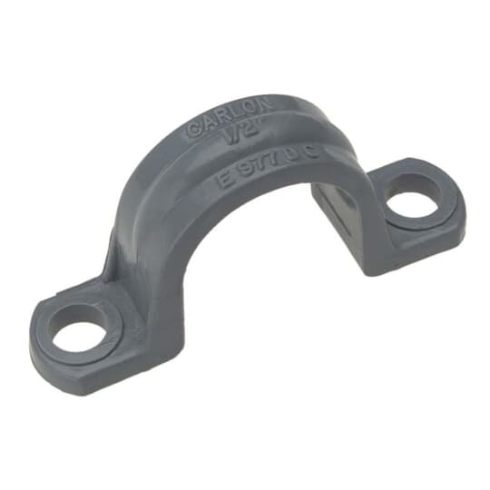 E977JC Carlon 2-Hole Non-Metallic Conduit Clamp, 2 in Conduit, PVC