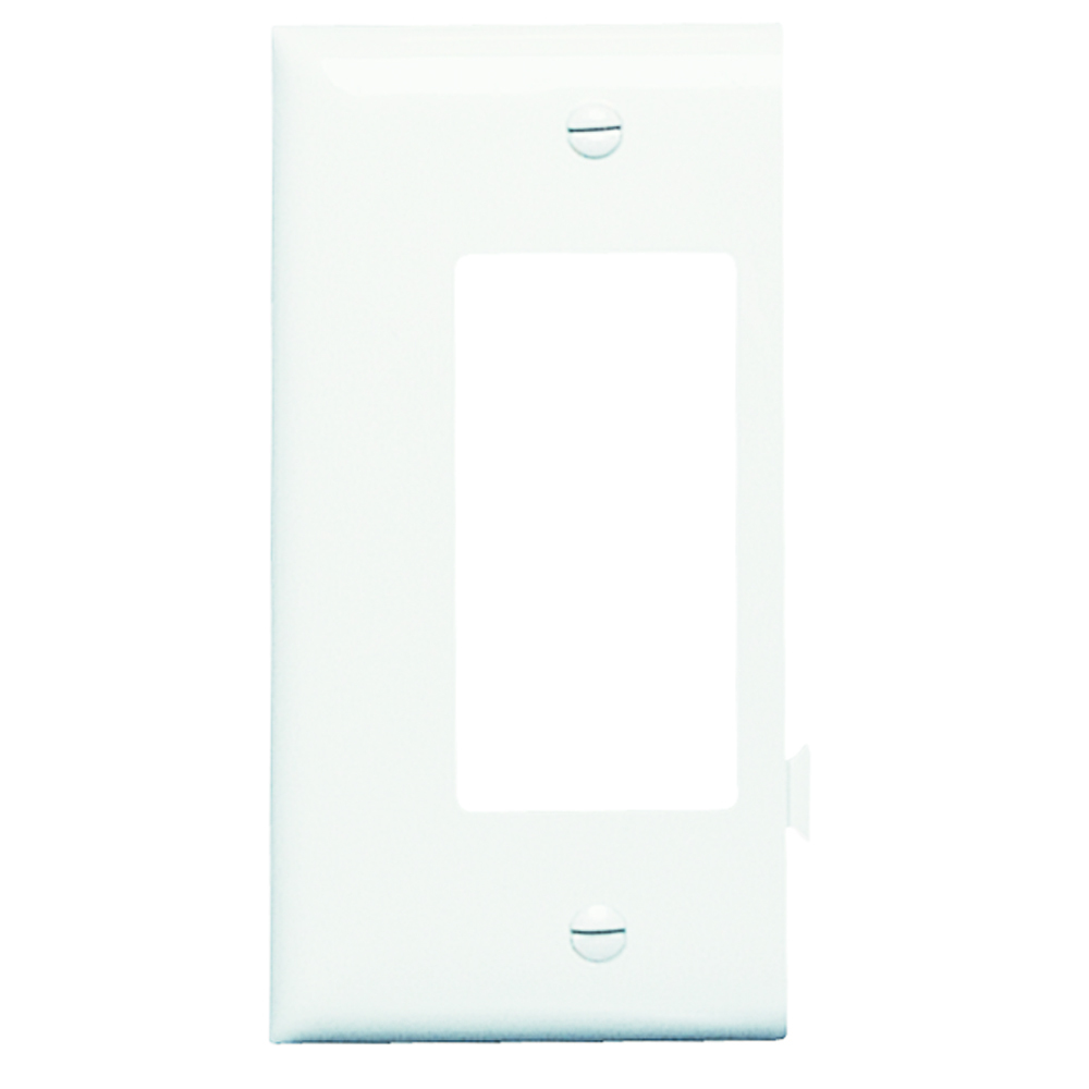 PJSE26W Sectional Wall Plate, 1 Gangs, 5 in, Thermoplastic, White
