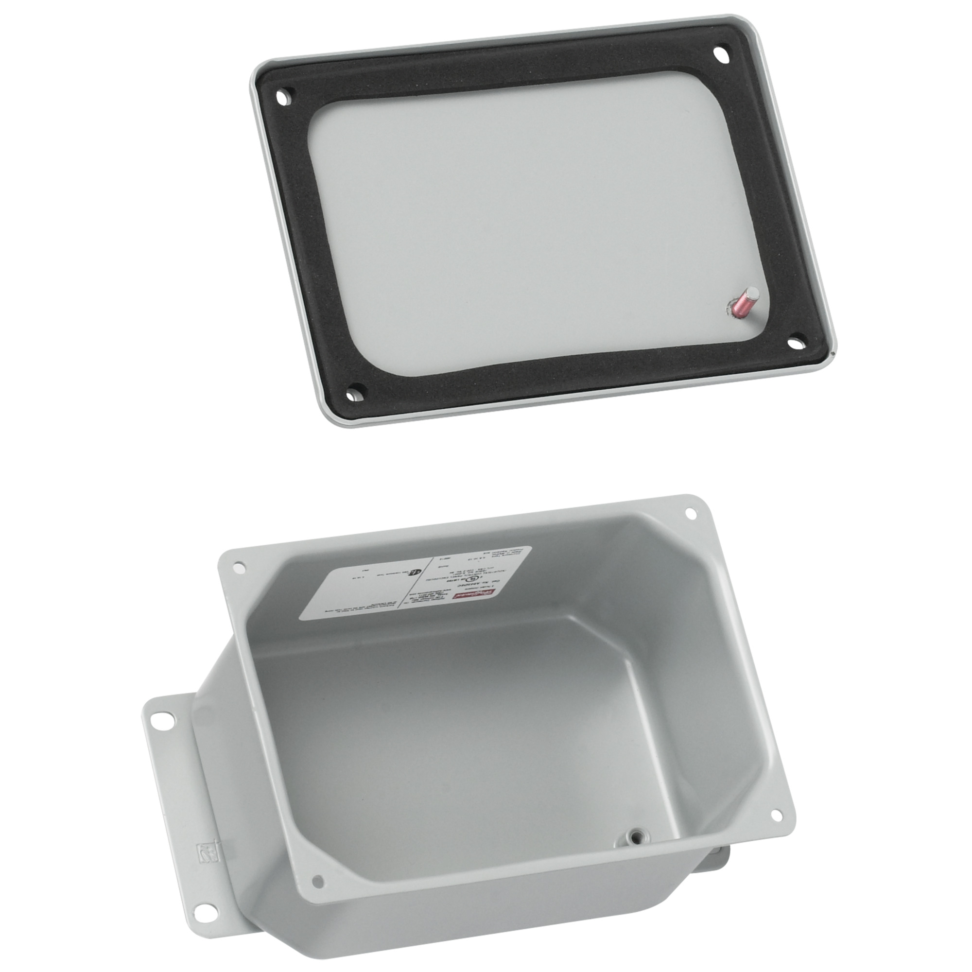A645DSC Contoured Junction Box, 5-3/4 in H x 4 in W x 3-3/4 in D, Dome Screw Cover, NEMA 4/IP66 NEMA Rating, Steel