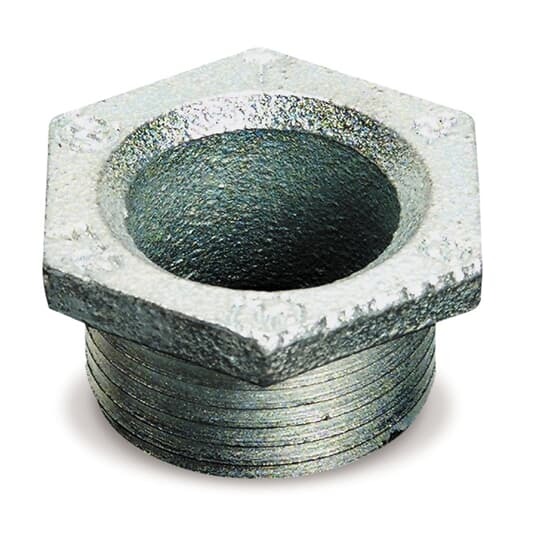 847 T&B Chase Bushed Conduit Nipple With Non-Insulated Throat, 2 in, For Use With Rigid/IMC Conduits, Malleable Iron