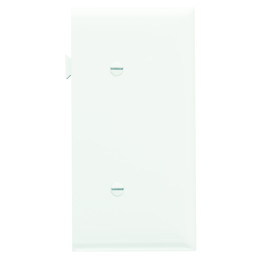 PJSE14W Sectional Wall Plate, 1 Gangs, 5 in, Thermoplastic, White
