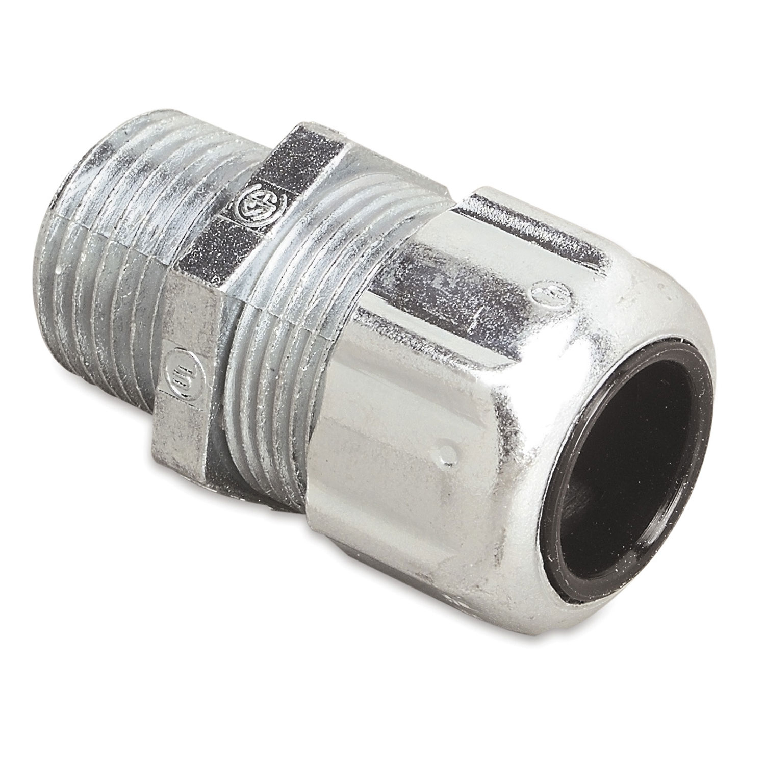 2920 T&B Ranger Liquidtight Strain Relief Cord Connector, 1/2 in Trade, 1/8 to 3/8 in Cable Openings, Steel, Zinc Plated
