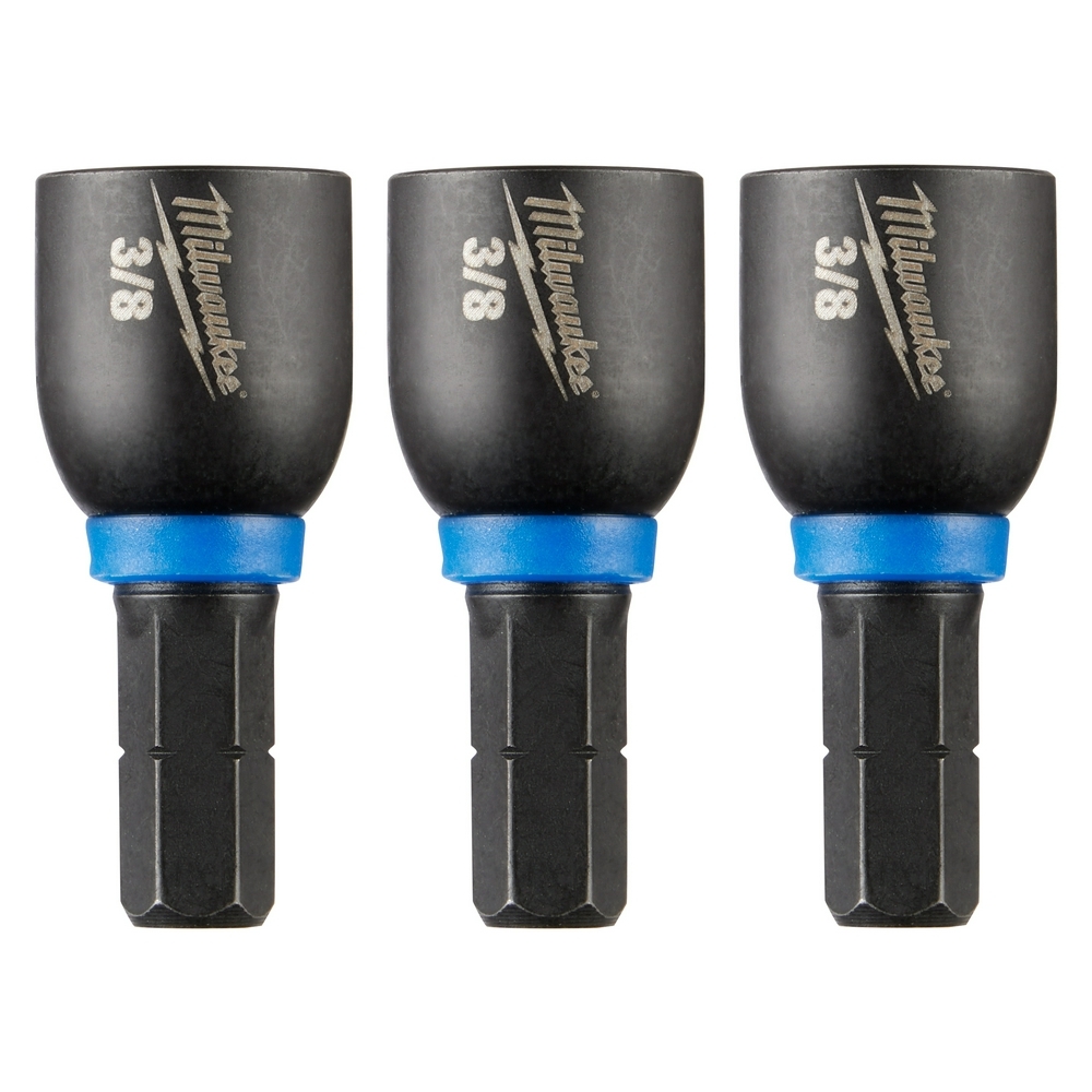 49-66-4515 Shockwave Impact Duty Magnetic Insert Nut Driver, 3/8 in Drive, Proprietary Steel, 3/8 in Hex