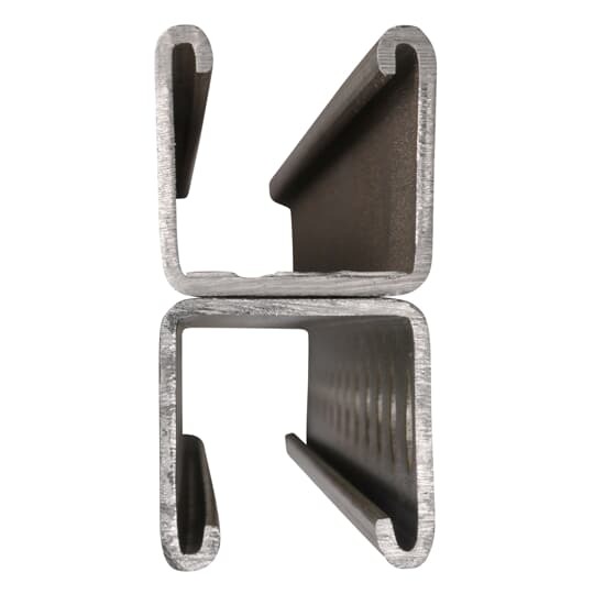A1202-10PG Solid Strut Channel, Back-to-Back, 10 ft x 1-5/8 inch x 3-1/4 inch, Pre-galvanized Steel, 12 Gauge