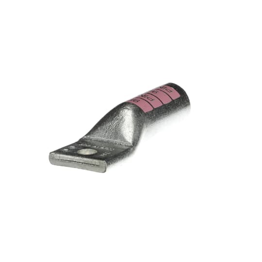 60171 Color-Keyed 1-Hole Non-Insulated Compression Lug, 500 kcmil Aluminum/Copper Conductor, Die Code: 99H, 1/2 in Stud, Aluminum