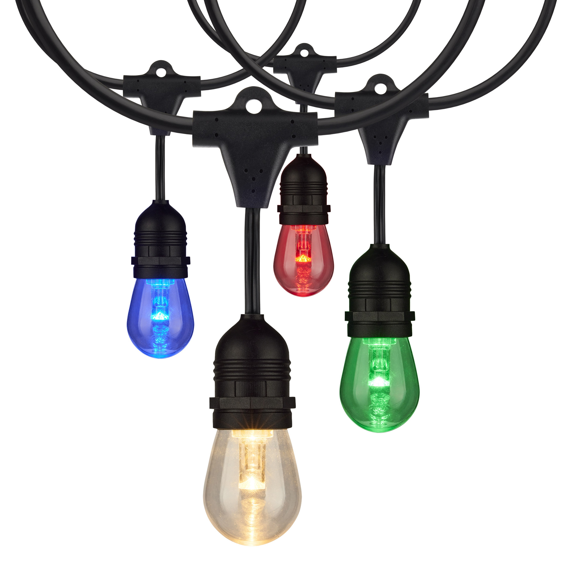 S8033 Dimmable String Light, 15 W Fixture, 120 V, Tunable White, (15) Lamps
