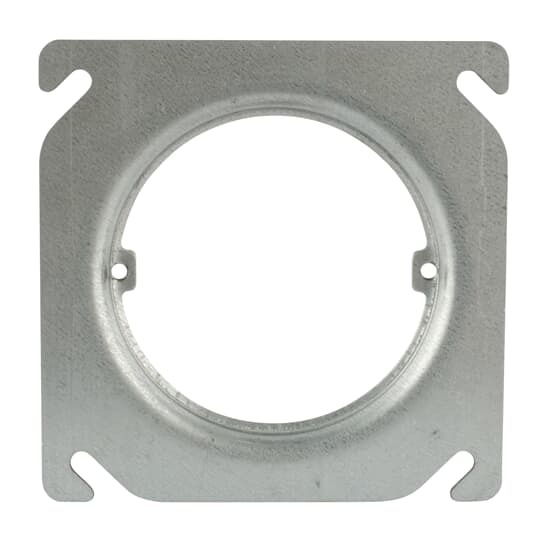 401-CS Steel City Square Box Ring, 4 in L x 4 in W, Steel, 1/4 in Raised