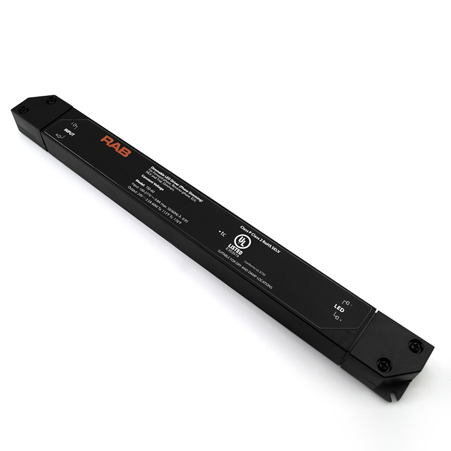 TID-60 TID LED Driver, 100 to 277 V Input, 24 V DC Output, 60 W Power Rating