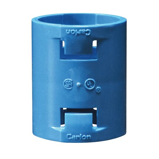 A240D Carlon 1-Piece Flexible Quick-Connect ENT Raceway Coupling, 1/2 in, Polycarbonate