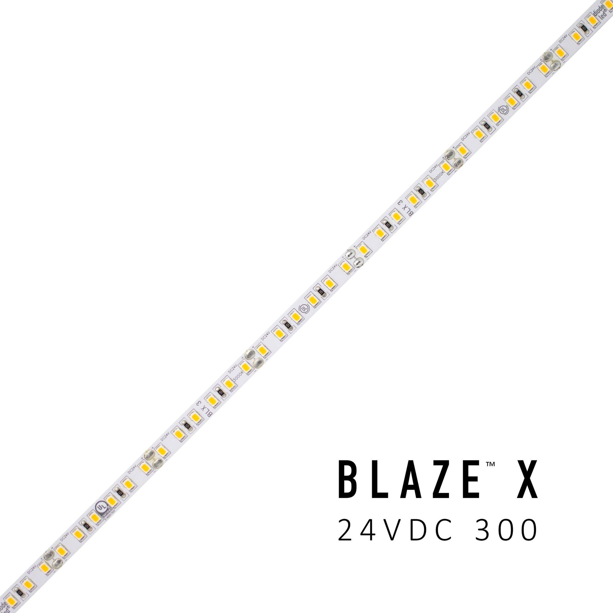 BLAZE X 300 LED Tape Light, 24V, 2700K, 100 ft. Spool