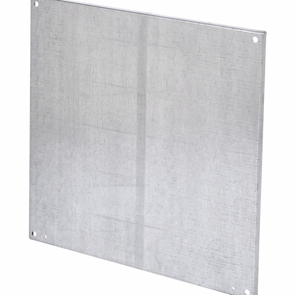 N4836P Flange Enclosure Panel, 32.87 in W x 44.87 in H, Stainless Steel, White