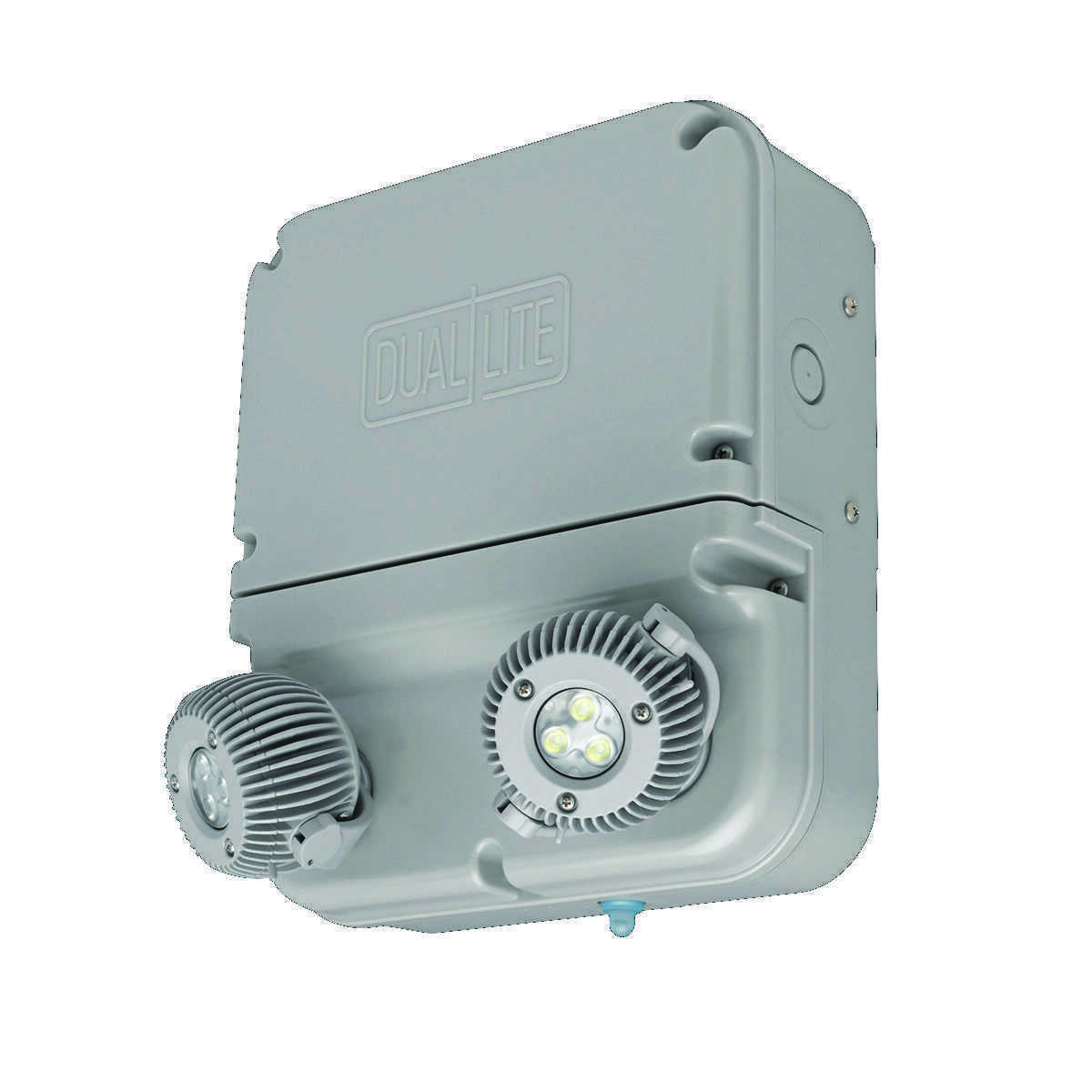 DYN12-4X Dynamo DYN Emergency Lighting Fixture, 3 W LED Lamp, 120 to 277 V AC, 2 Heads, Die Cast Aluminum/Polycarbonate