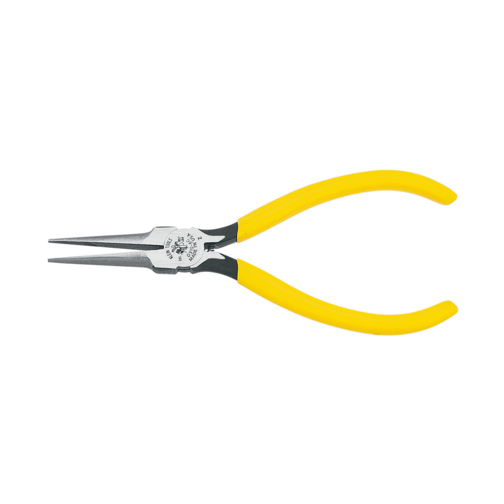 D310-6C Electronic Tapered Long Nose Plier, Knurled Jaw, 1-7/8 in L x 11/16 in W Jaw, 6-5/8 in OAL