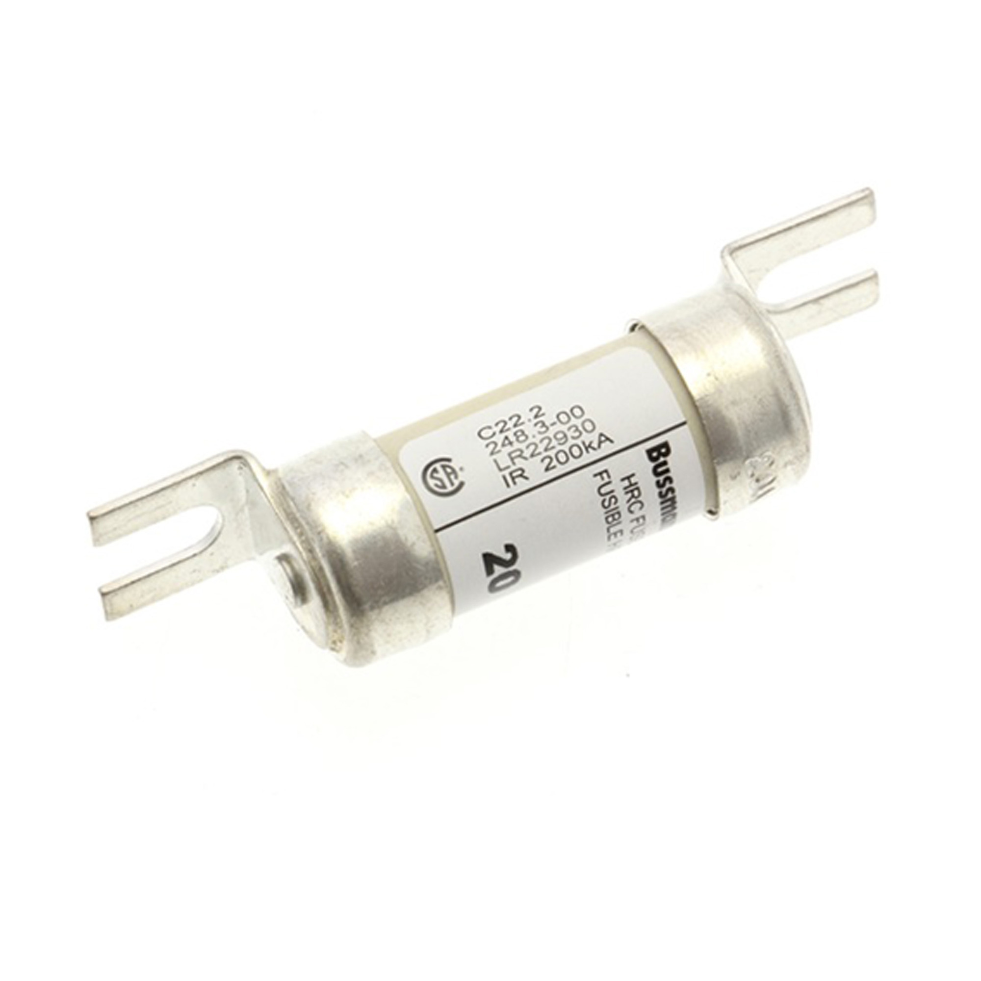 6CIF21 CIF21 Low Voltage British Style Non-Indicating Standard Fuse, 6 A, 600/250 V AC/V DC, 200 kA Interrupt, Cartridge Blade Body