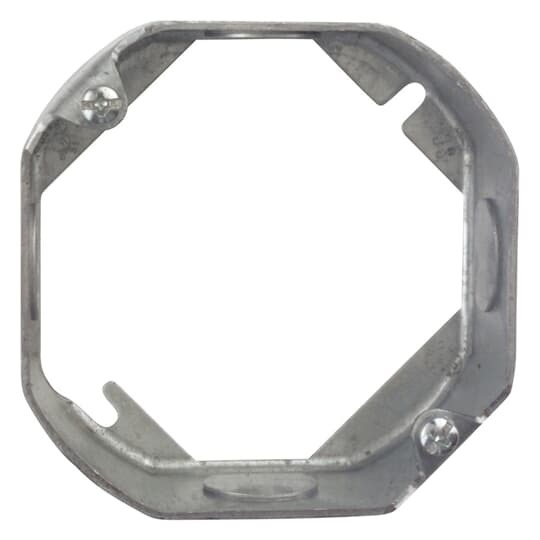 551511/2-25 Steel City 1-Outlet Drawn Style Extension Ring, 4 in L x 4 in W x 1-1/2 in D, Steel