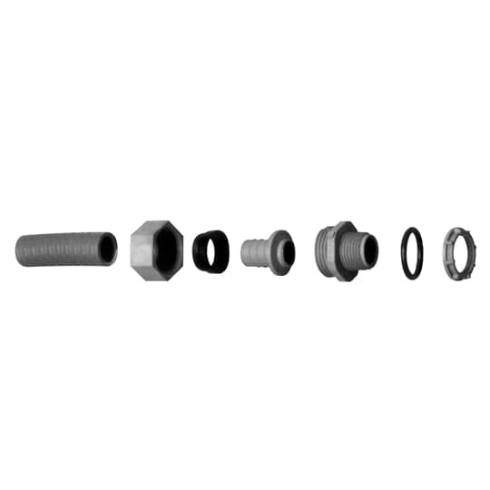 LT43G Carlon Straight Conduit Connector, 1-1/4 in Trade, PVC