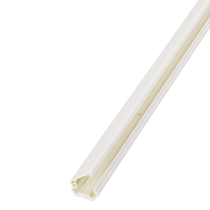 LDPH3WH10-A Pan-Way 2-Piece Latching Power Rated Tamper-Resistant Non-Metallic Raceway, 10 ft L x 0.77 in W x 0.41 in H, 1 Channel, PVC