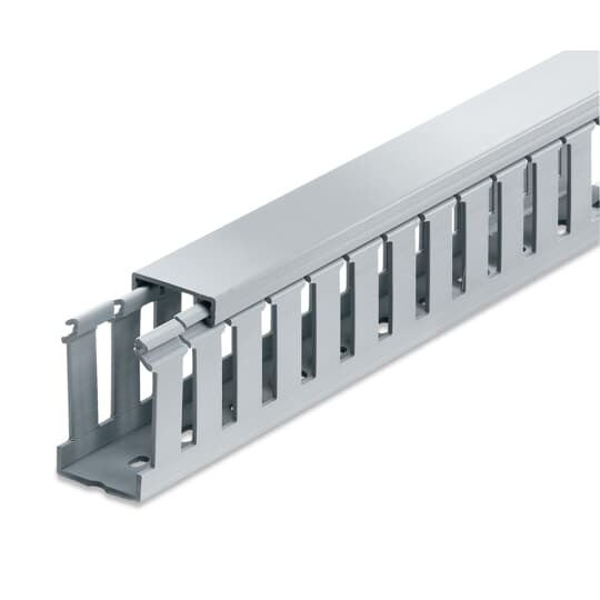 TYD1X2WPG6 Ty-Duct Wiring Duct, 0.195 x 0.625 in Wide Slot, 1 in W x 2 in D, PVC