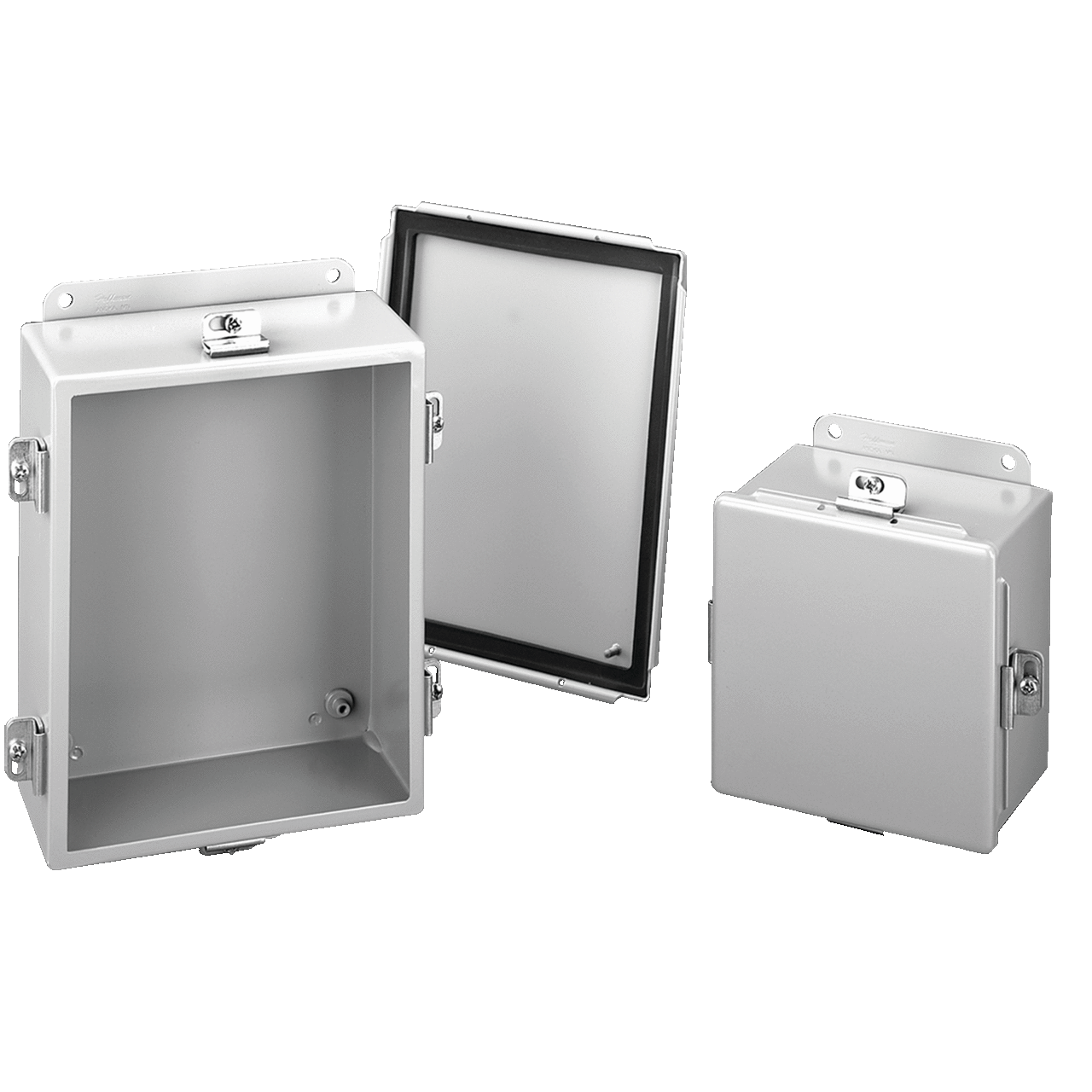 A606NF Junction Box, 6 in H x 6 in W x 4 in D, Screw Clamp/Solid Cover, NEMA 4/IP66 NEMA Rating, Steel