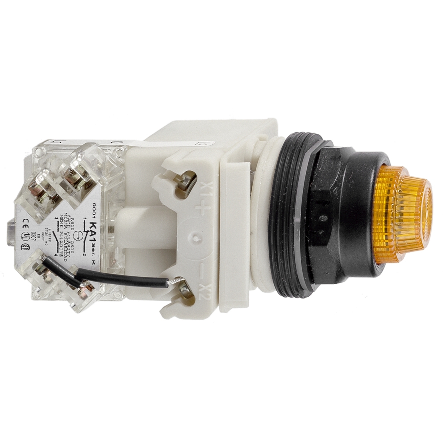9001KT36LYA31 Harmony Pilot Light, 48 V AC/DC, 10 A