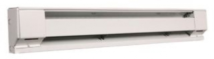 2546W Berko 2500 High Altitude Electric Baseboard Heater, 5118 Btu/hr Capacity, 208/240 V AC, 1500/1128 W Power Rating, Floor Mount