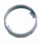 RA060 Watertight Locking Ring, For Use With Pin and Sleeve Inlets and Plug, 60 A, 3, 4 and 5-Wire, IP67 Rated, Valox 357, Gray