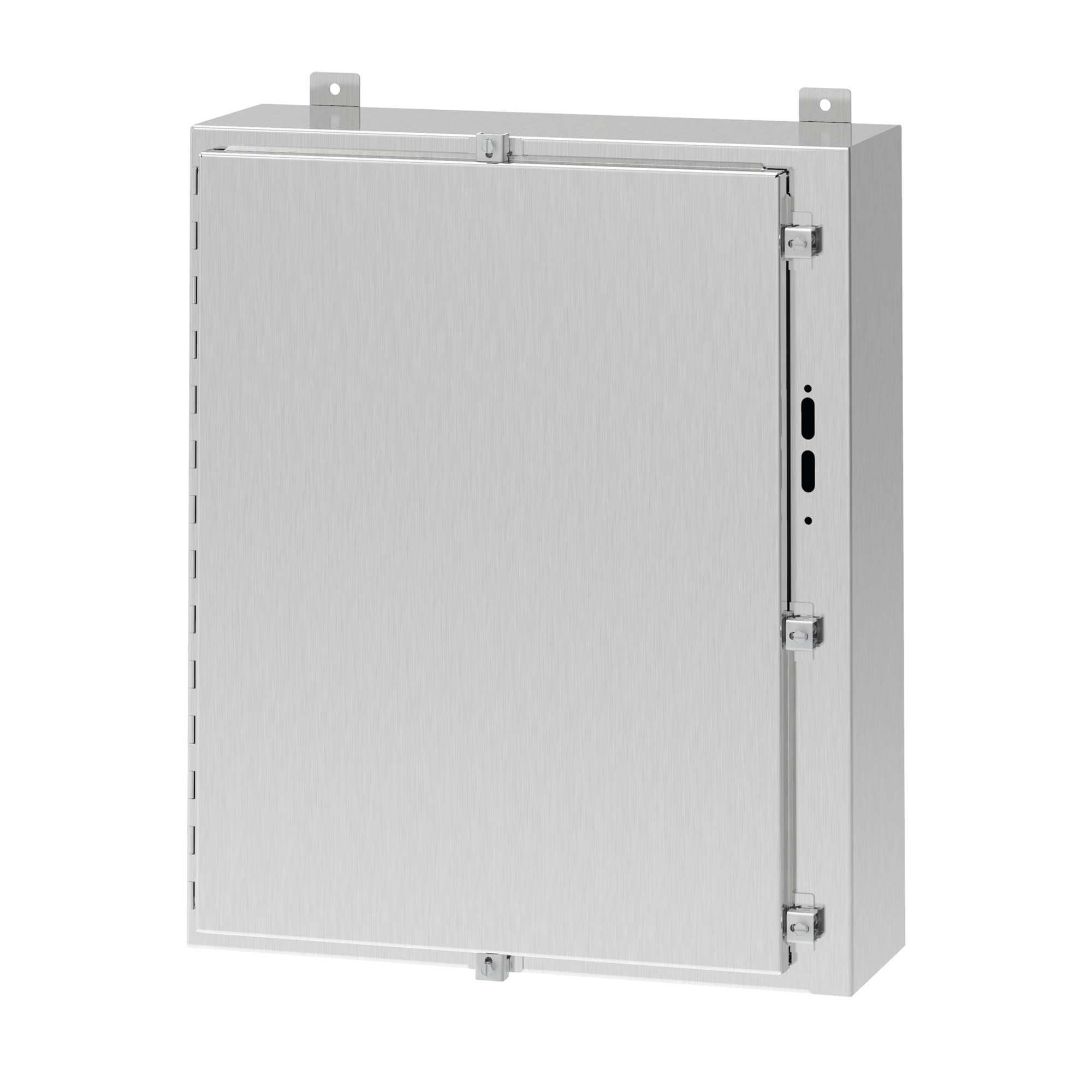A48HS3712SS6LP A19S Disconnect Enclosure With Clamp, 48 in L x 37.382 in W x 12 in D, NEMA 4X/IP66 NEMA Rating, 316L Stainless Steel