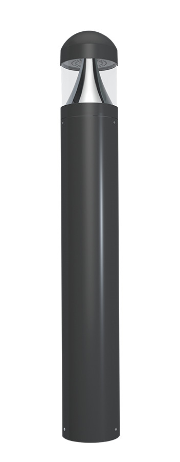 B17D B17 Field-Adjustable Bollards, LED Lamp, 24/19/14 W Fixture, 120 to 277 V, Bronze Housing
