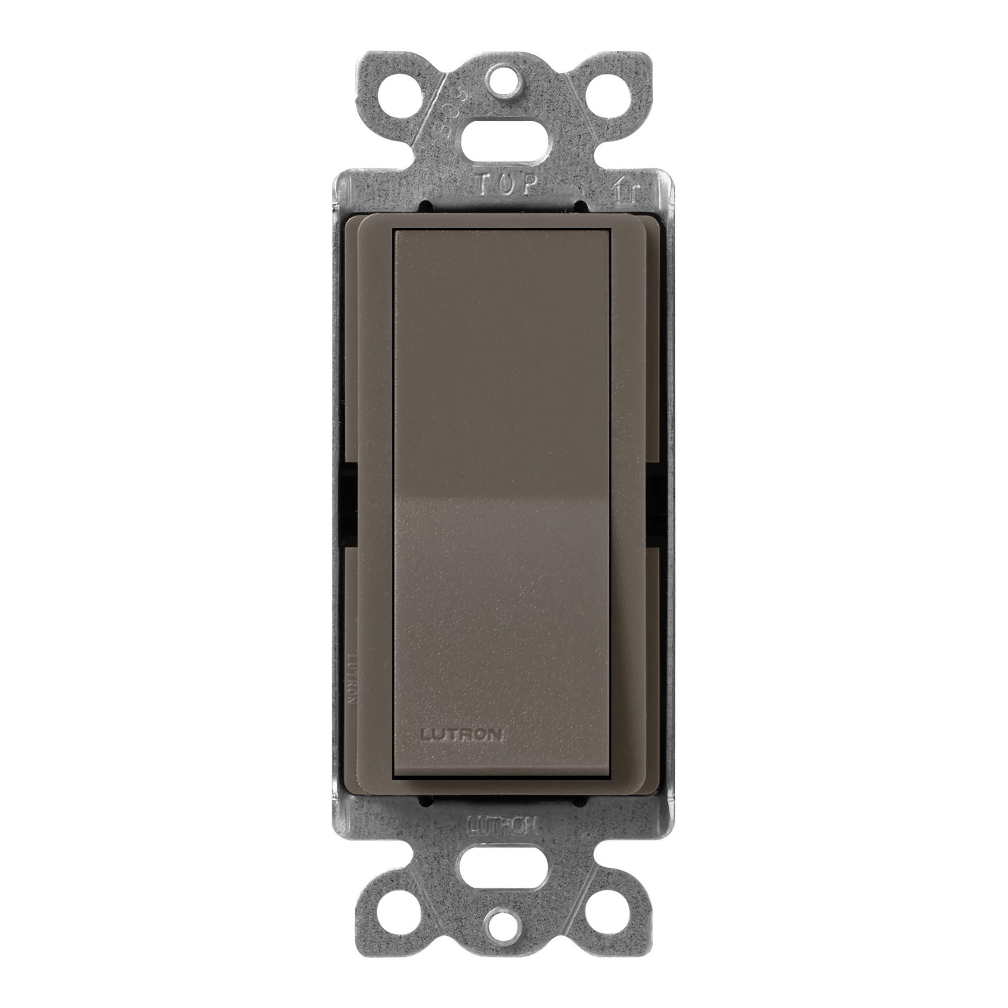 SC-4PS-TF Claro, On/Off Rocker Switch, 15 Amp, 4-Way, Satin, Truffle